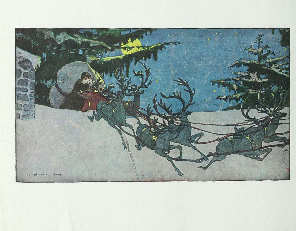 Twas the Night Before Christmas - 1912 edition of the poem, illustrated by Jessie Willcox Smith