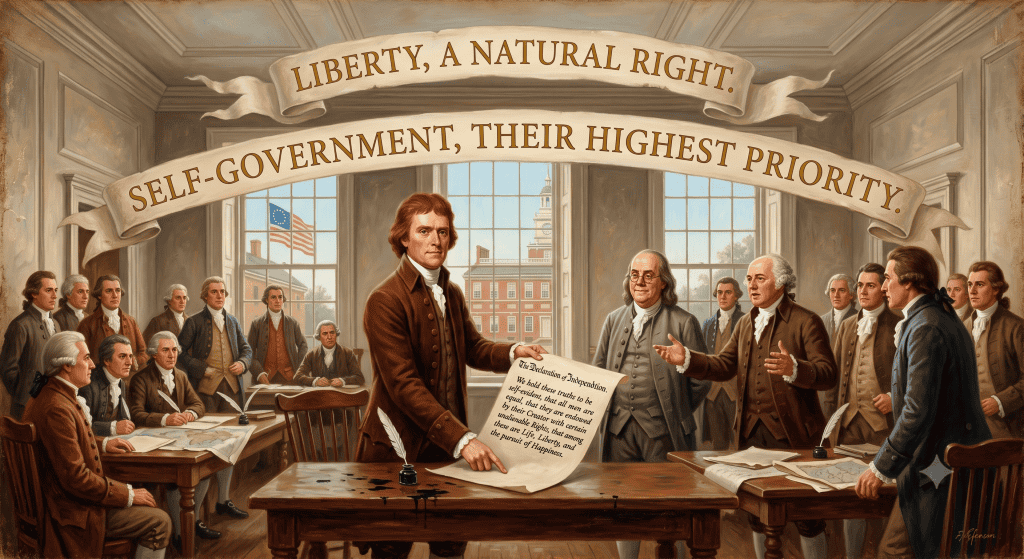 Independence Day 2026: Celebrating What Mattered Most To The Founders On America'S 250Th Anniversary 1 The 1776 Declaration of Independence, reflecting what mattered most to the founders